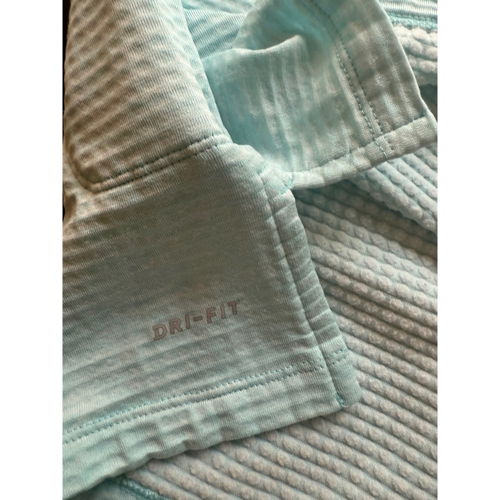 Nike Running Womens Mock Neck Zip Up Track Jacket‎ XS Aqua Dri-FIT Training - Picture 6 of 16
